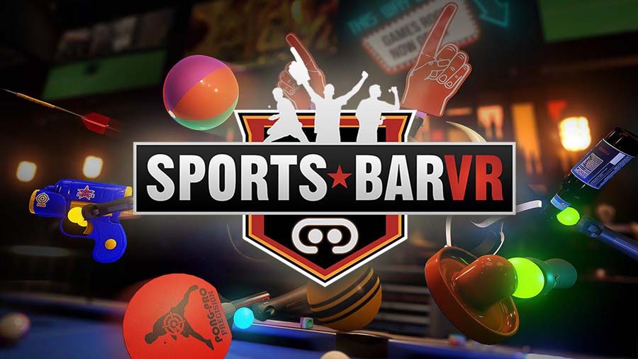 A wallpaper of Sports Bar VR, one of the best snooker games for PS4.