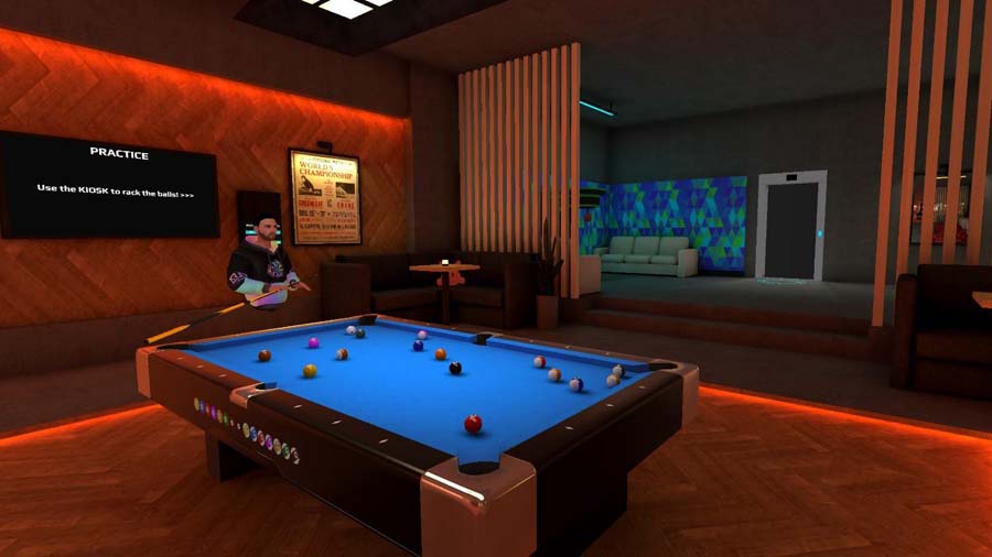 An official picture of Black Hole Pool, one of the best snooker games for PS5.