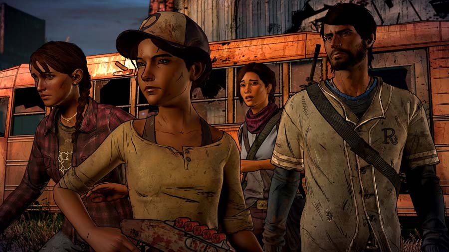 The Official Picture of The Walking Dead: A New Frontier.