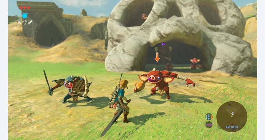 The Official Picture of The Legend of Zelda: Breath of the Wild.