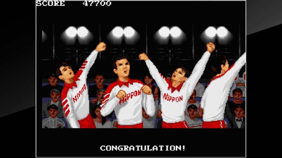 An official picture of Arcade Archives: Super Volleyball.