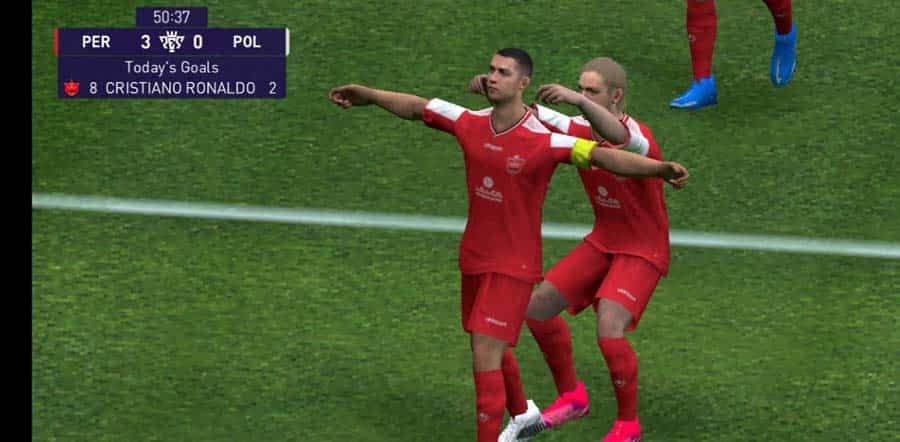 A picture of PES 2021, one of the best Multiplayer Football games for iPhone.