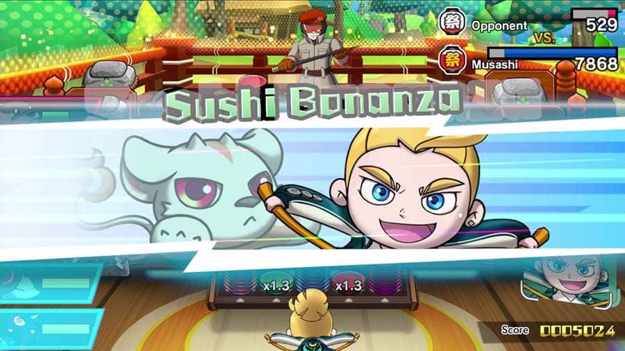 A wallpaper of Sushi Striker: The Way of Sushido.