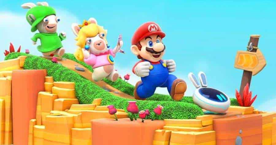 An official picture of Mario + Rabbids Kingdom Battle.