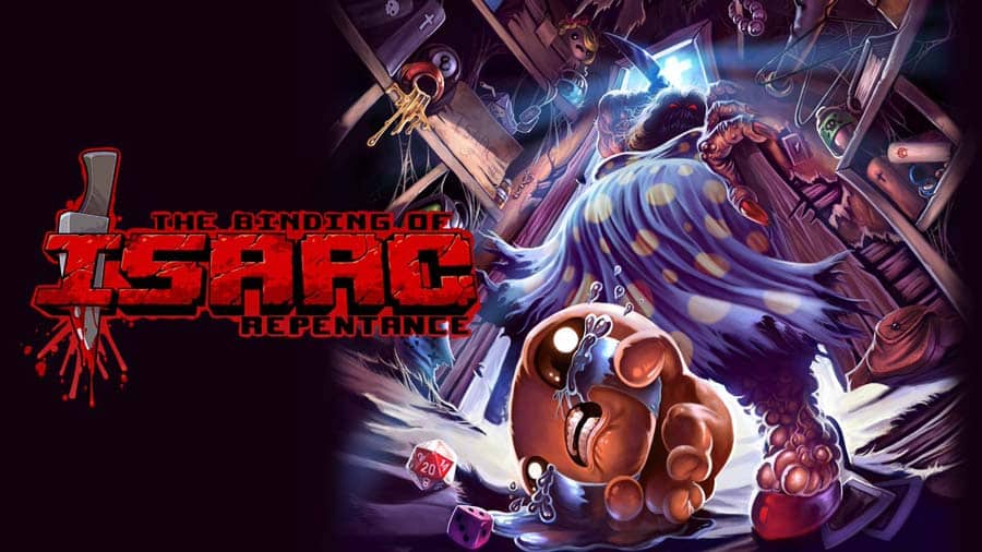 Navigate dungeons in The Binding of Isaac: Rebirth.