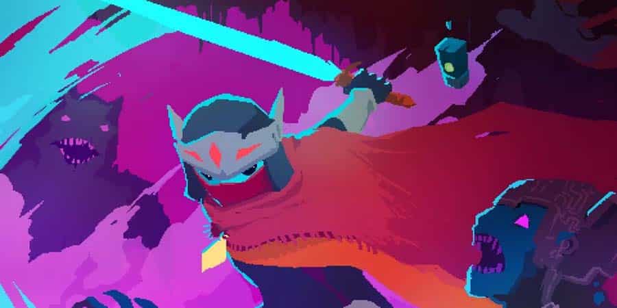 Explore enchanting landscapes in Hyper Light Drifter.