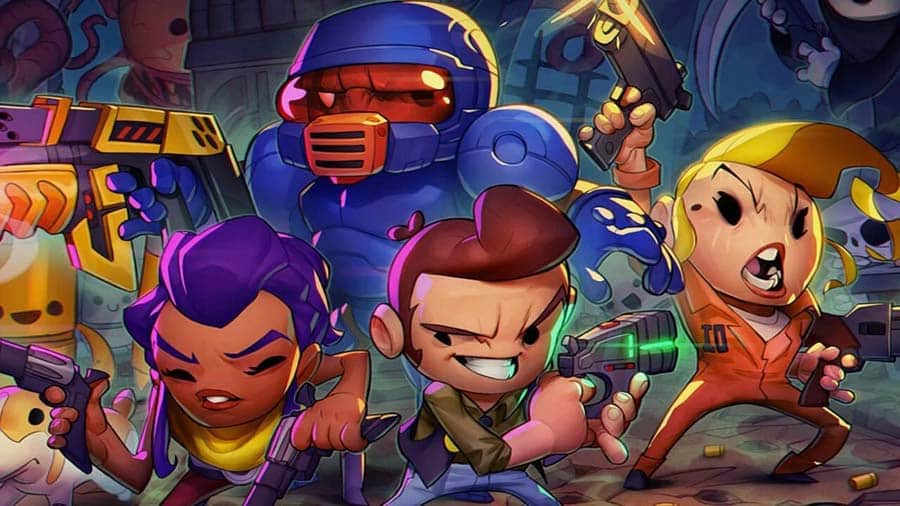 Engage in bullet-hell battles in Enter the Gungeon.