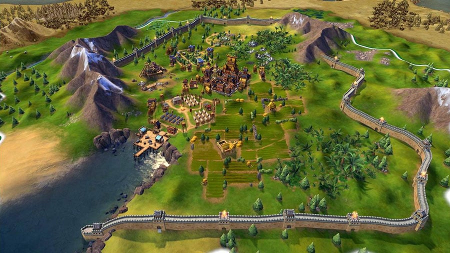 A wallpaper of Civilization VI, one of the best Multiplayer Strategy games for Xbox.