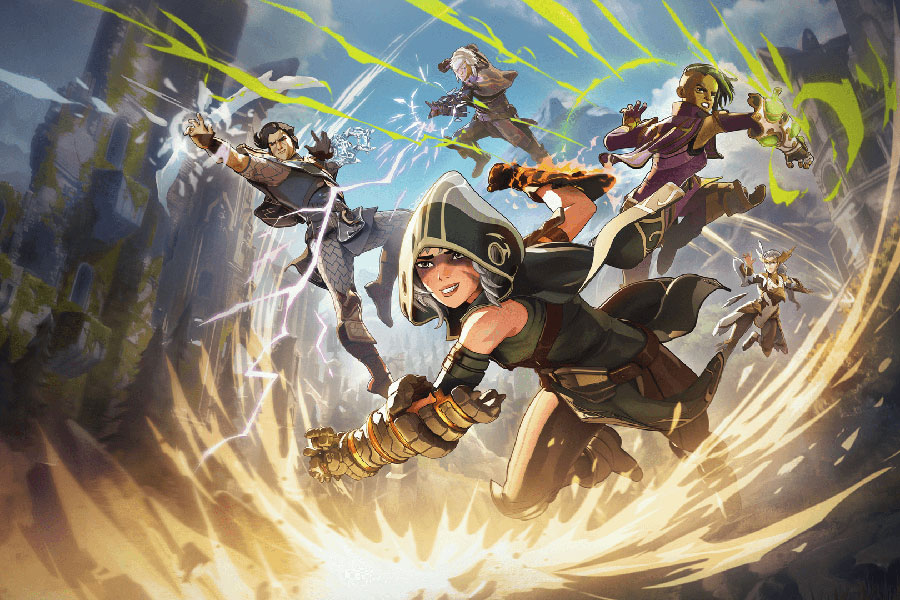 Alt text: The Official Picture of Spellbreak.