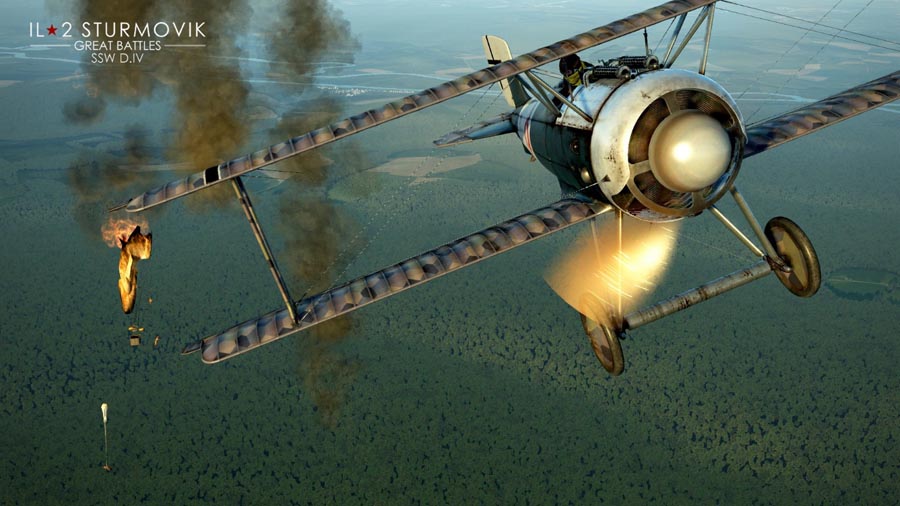 The Official Picture of IL-2 Sturmovik: Great Battles with a beautiful World War 2 airplane in The middle of the war.