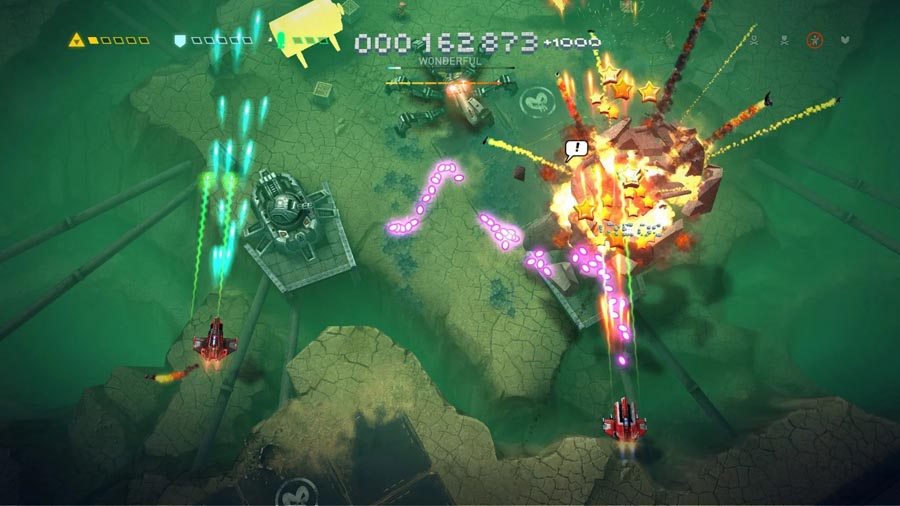 The Official Picture of Sky Force Reloaded with its colorful graphics and intense battles.