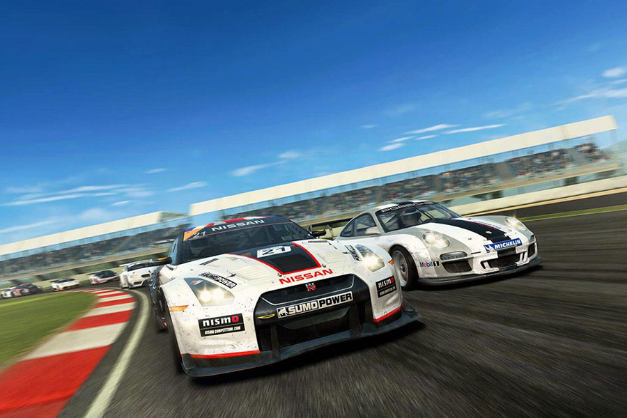 A picture of Real Racing 3, one of the best Multiplayer Car games for Android.