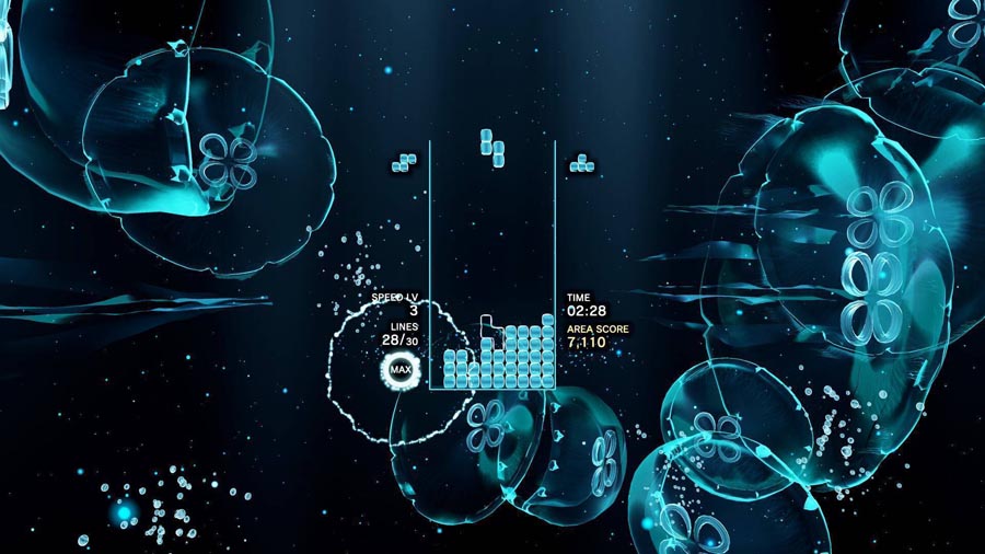 The Official Picture of Tetris Effect: Connected.