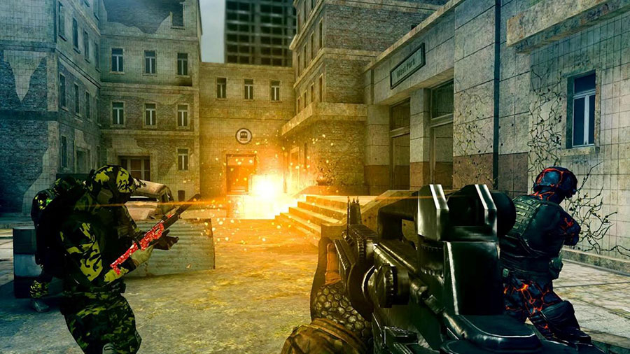 A picture of Bullet Force, one of the best Multiplayer Shooter games on Android.