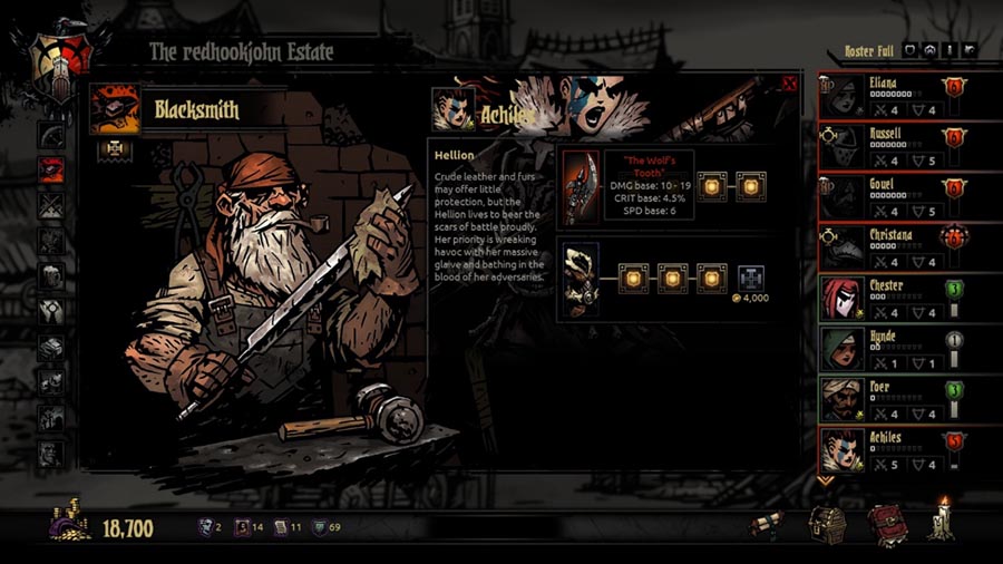 official picture of the game Darkest Dungeon