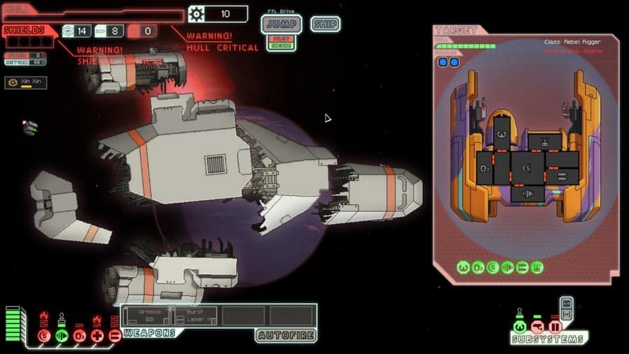 official picture of the game FTL: Faster Than Light