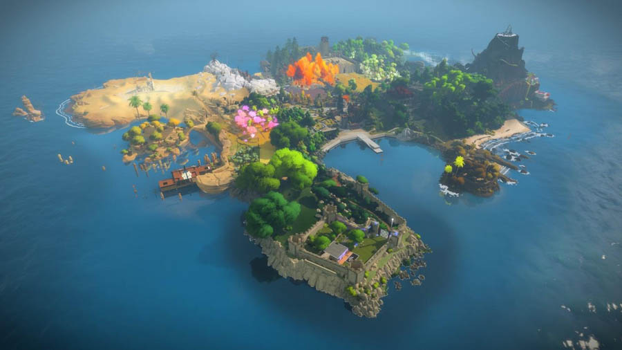 official picture of the game The Witness