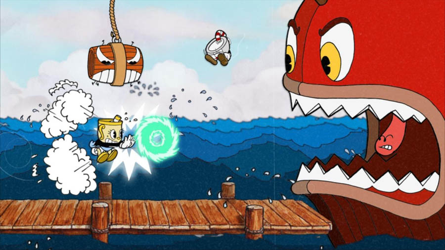 official picture of the game Cuphead 