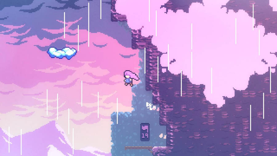 official picture of the game Celeste