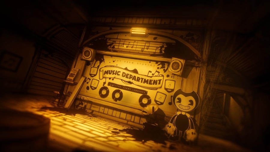 gameplay picture of Bendy and the Ink Machine