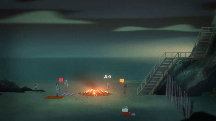 gameplay picture of Oxenfree