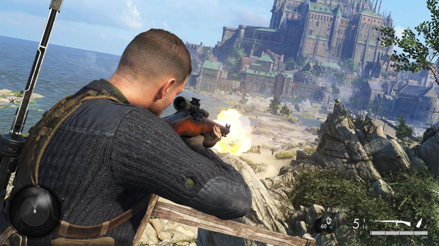 wallpaper of the game Sniper Elite 5