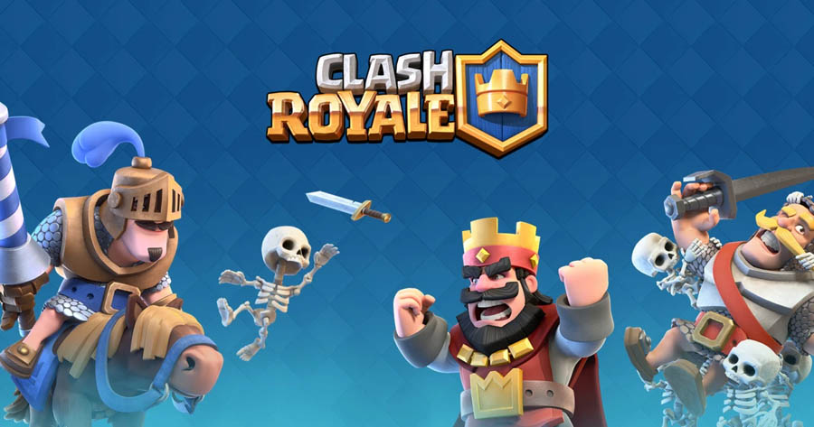 a wallpaper of the game Clash Royale