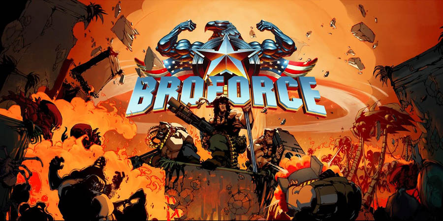 gameplay picture of Broforce