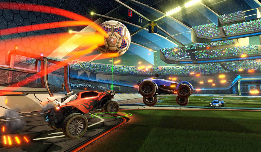 gameplay picture of Rocket League