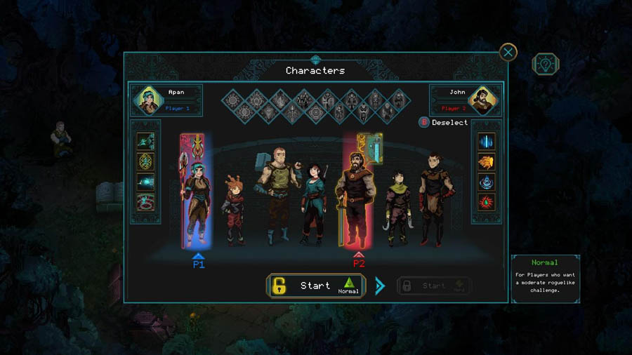 gameplay screen of Children of Morta